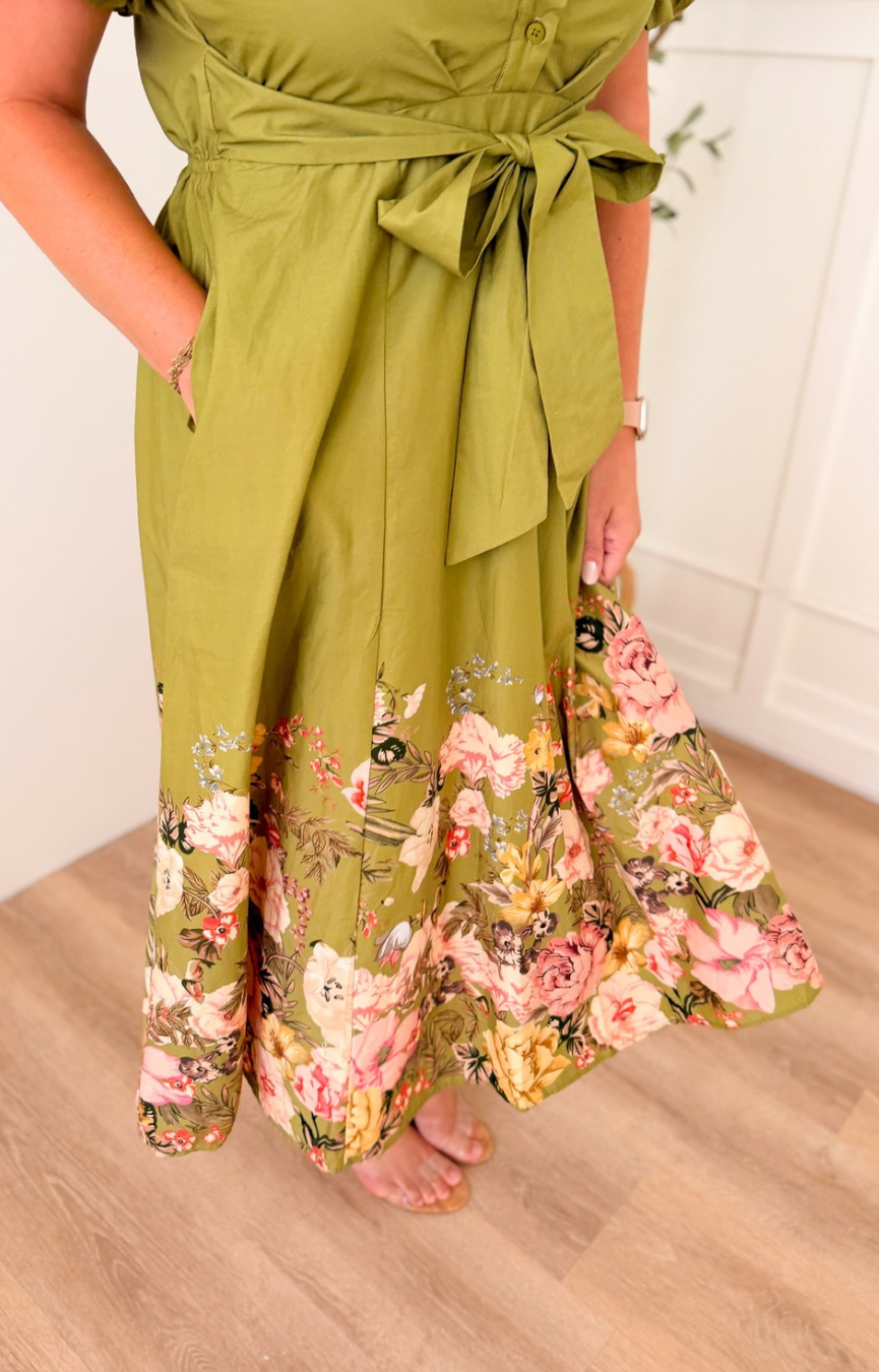 Olive Grove Dress