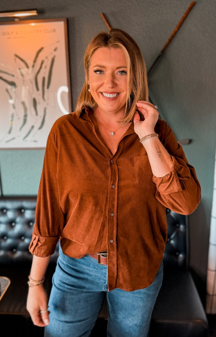 Galina Cord Shirt