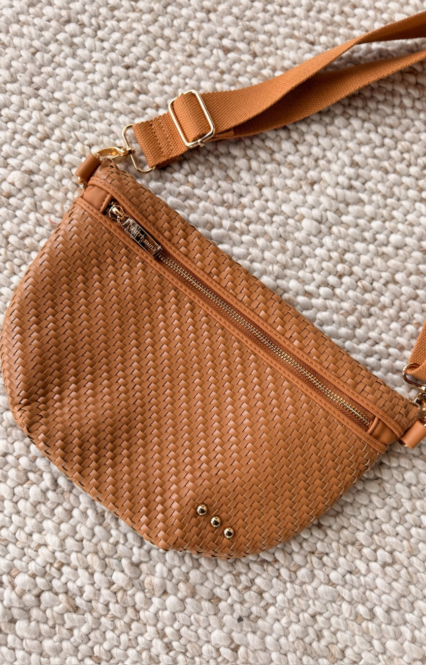 Diagonal Westlyn Woven Belt Bag
