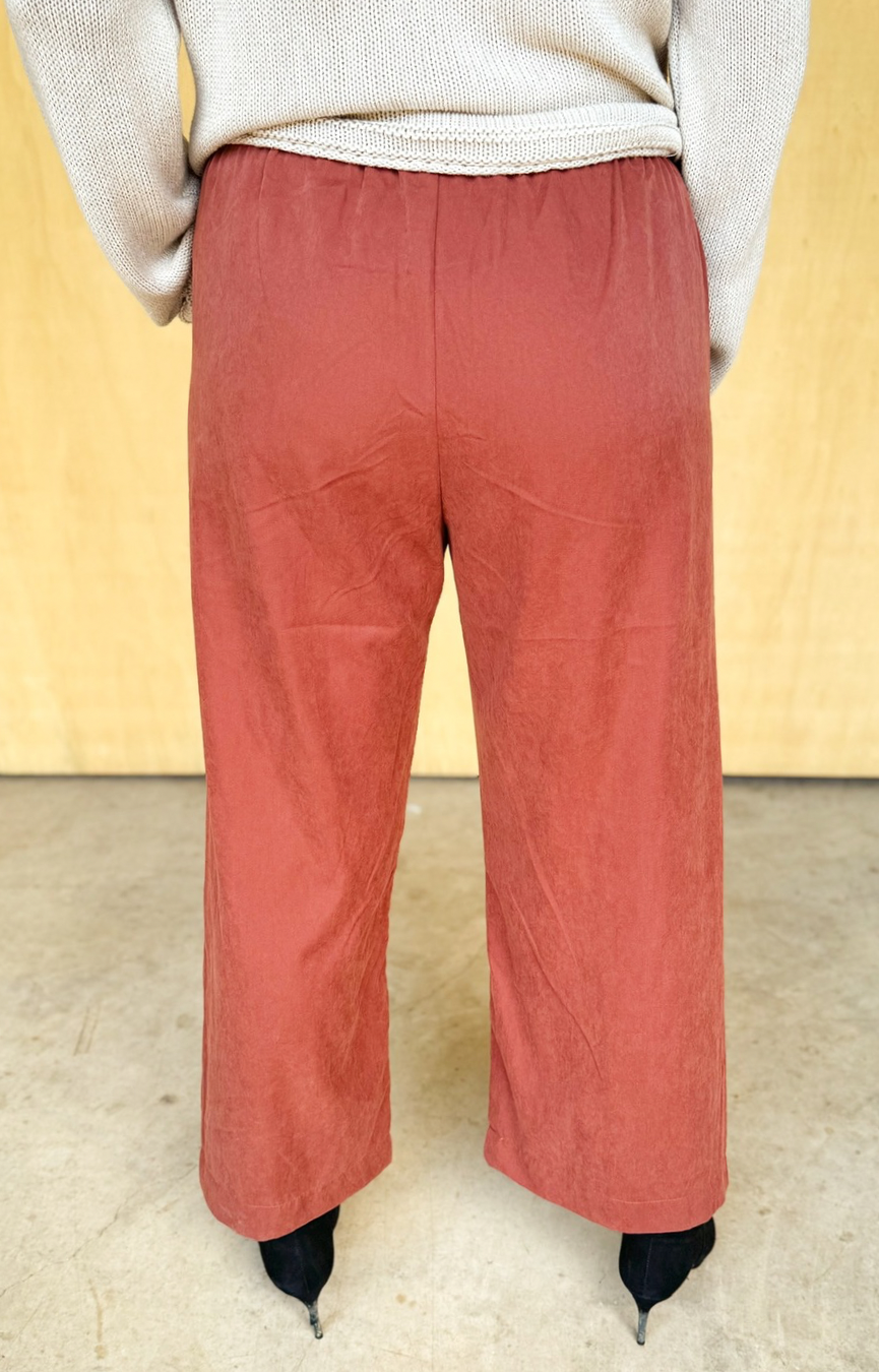 Paris Pants- Mahogany