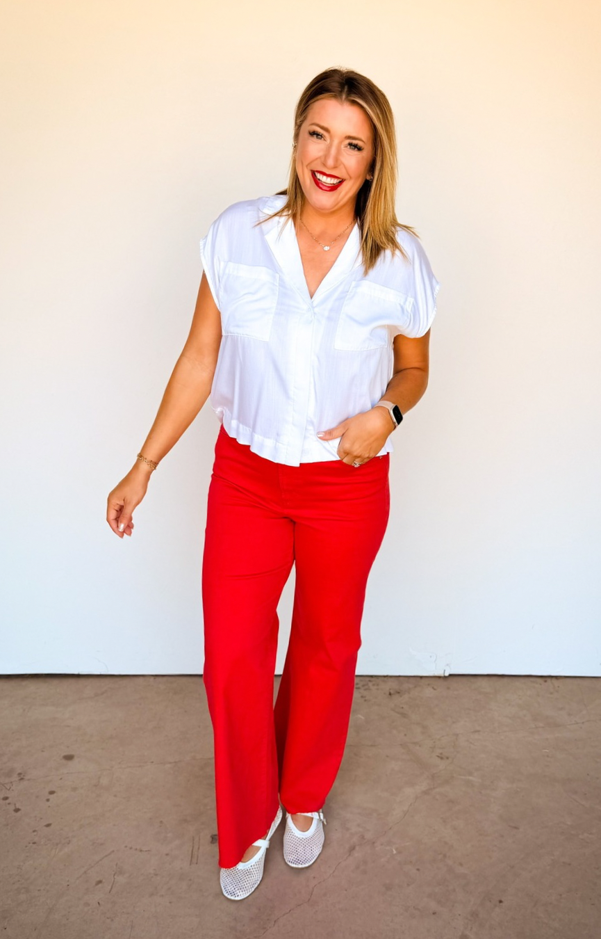 Fiona Wide Leg Jeans- Salsa