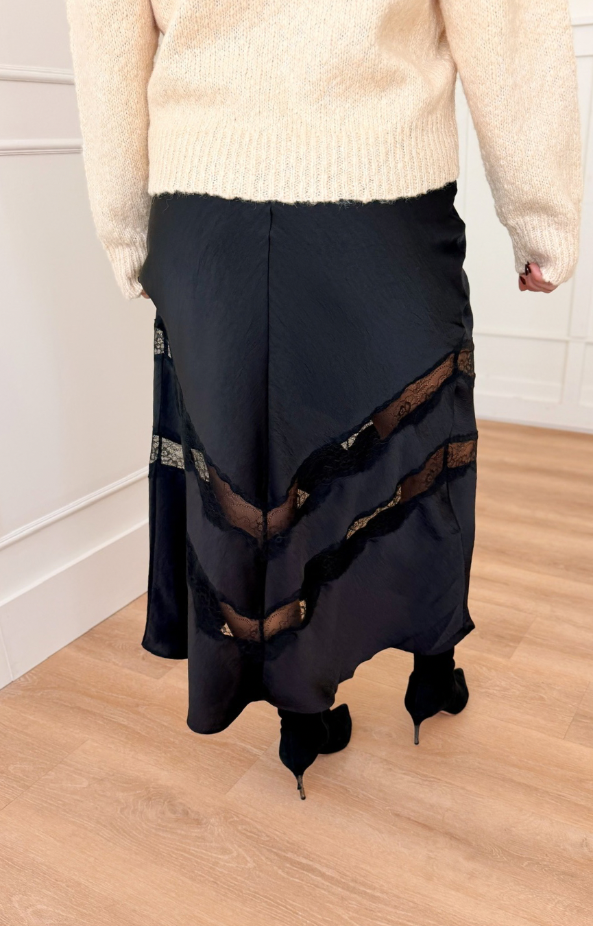 Kori Lace Inset Skirt