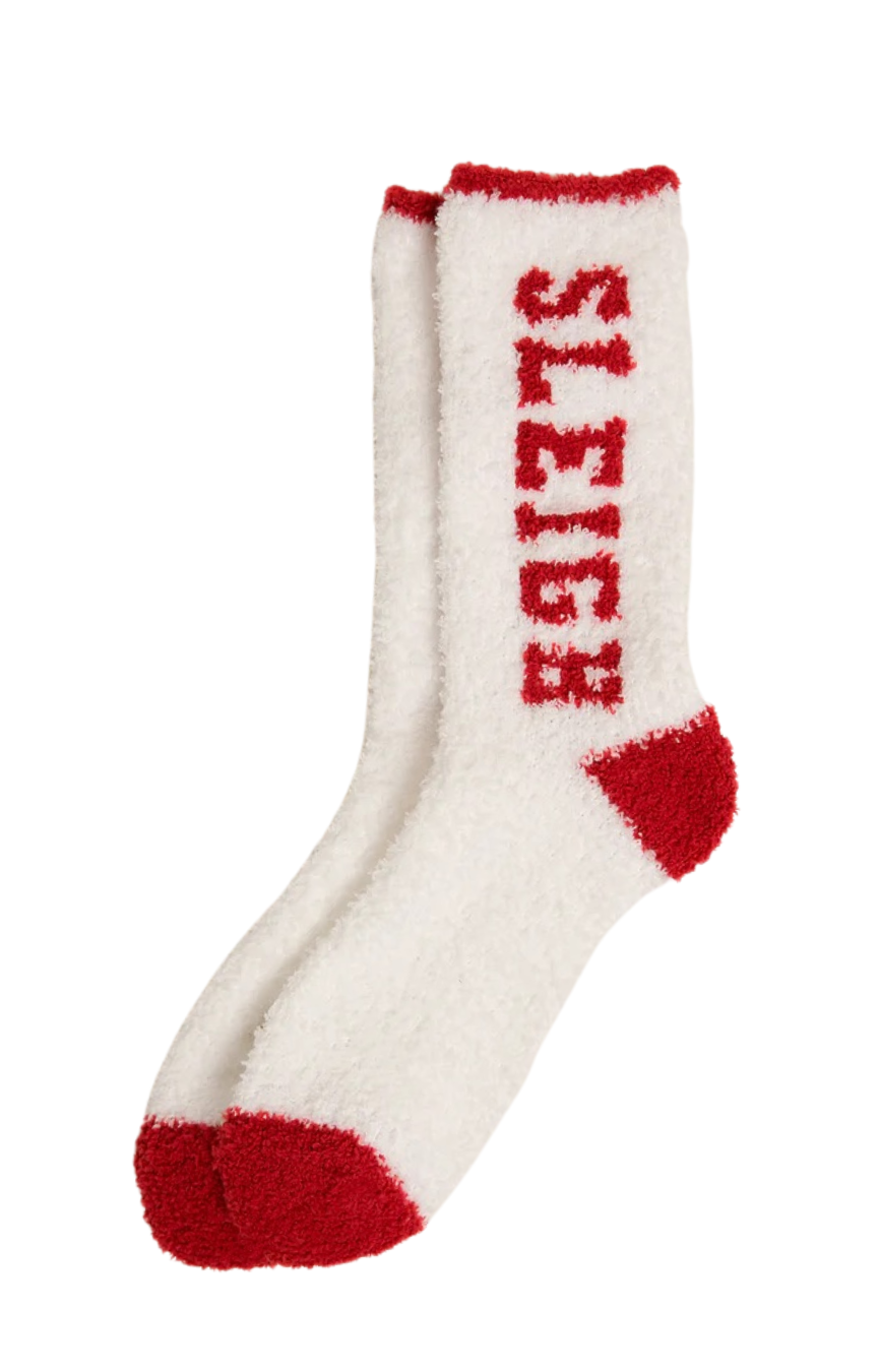 Sleigh Socks- 2pk