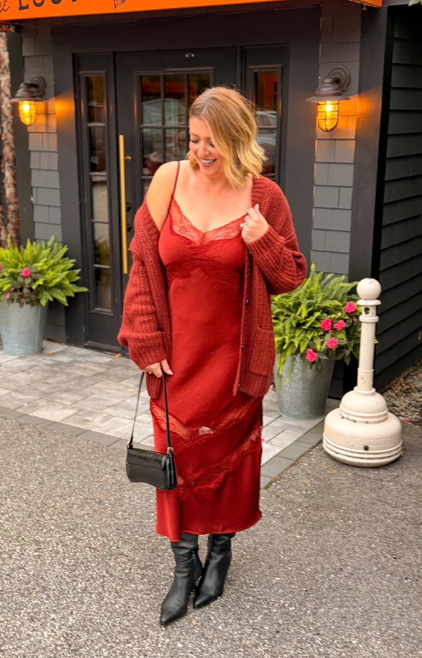 Bruna Lace Inset Dress