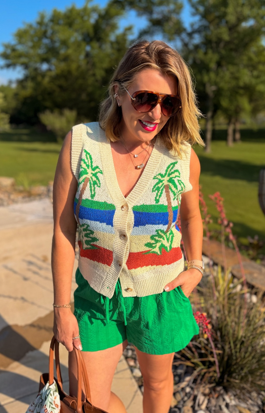 Palms Sweater Vest
