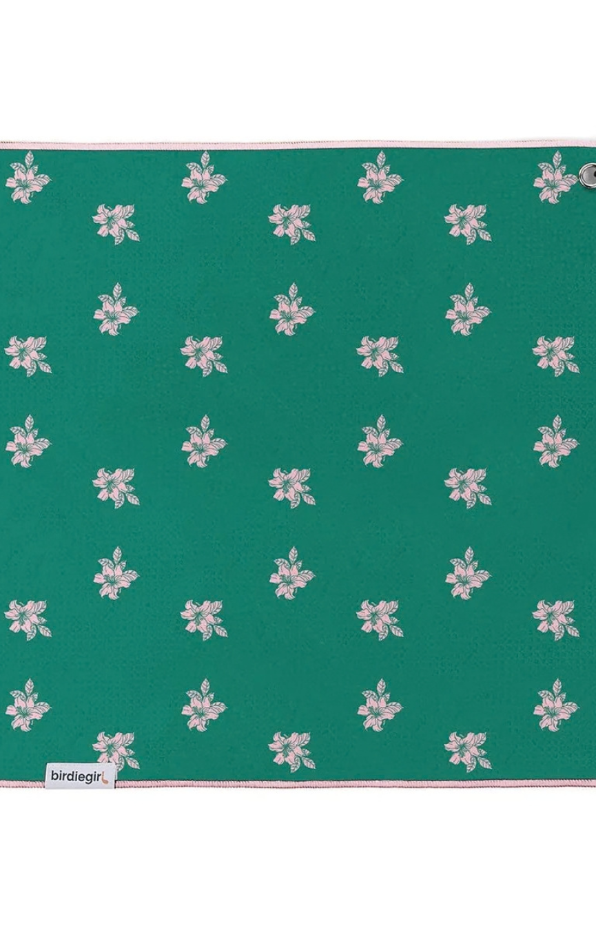 Augusta Azalea Magnetic Golf Towel