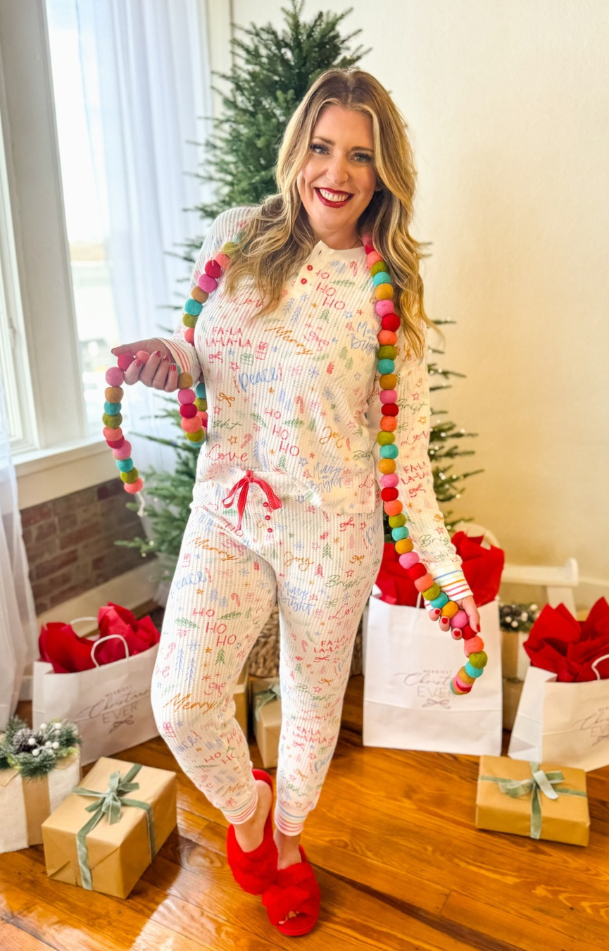 Ski Jammies Fa La La Set