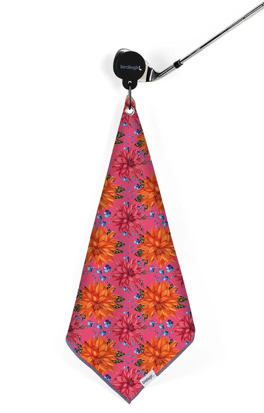 Big Floral Magnetic Golf Towel