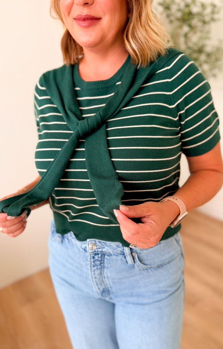 Aspen Stripe Top