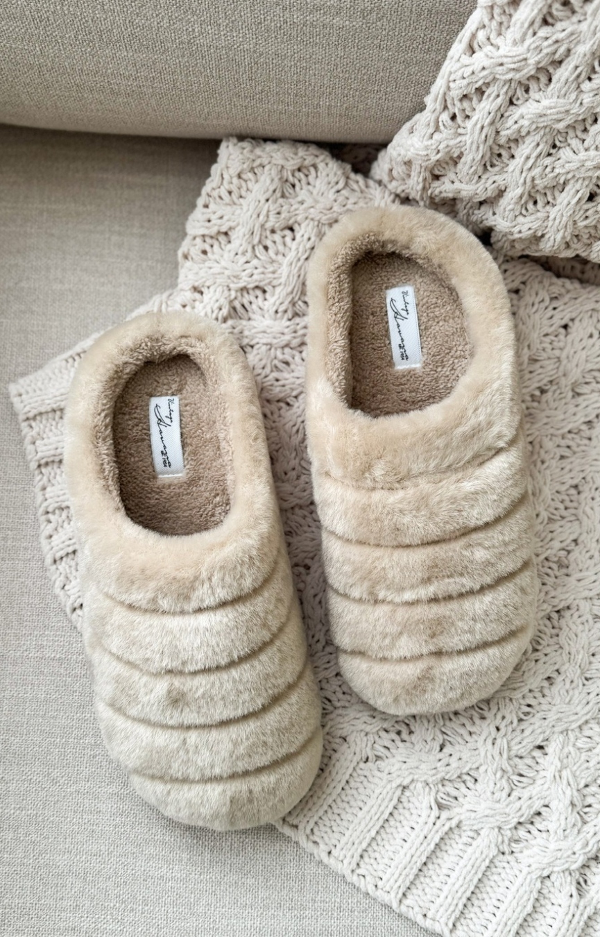 Alexis Slippers- Taupe