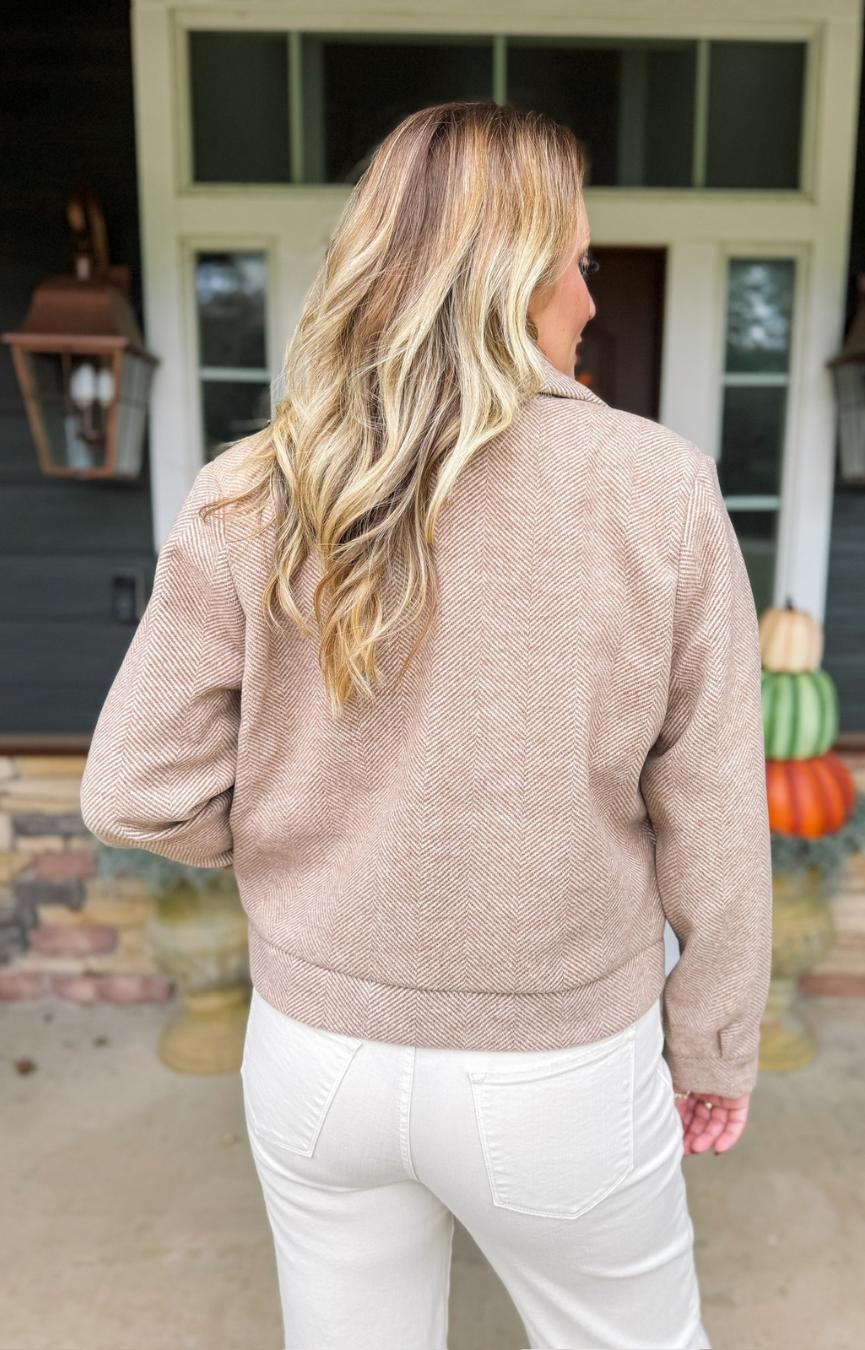 Katrina Herringbone Jacket