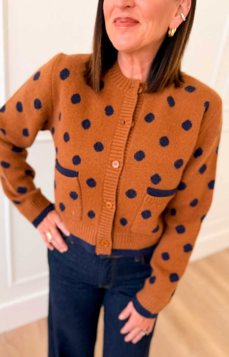 Penny Polka Dot Cardigan