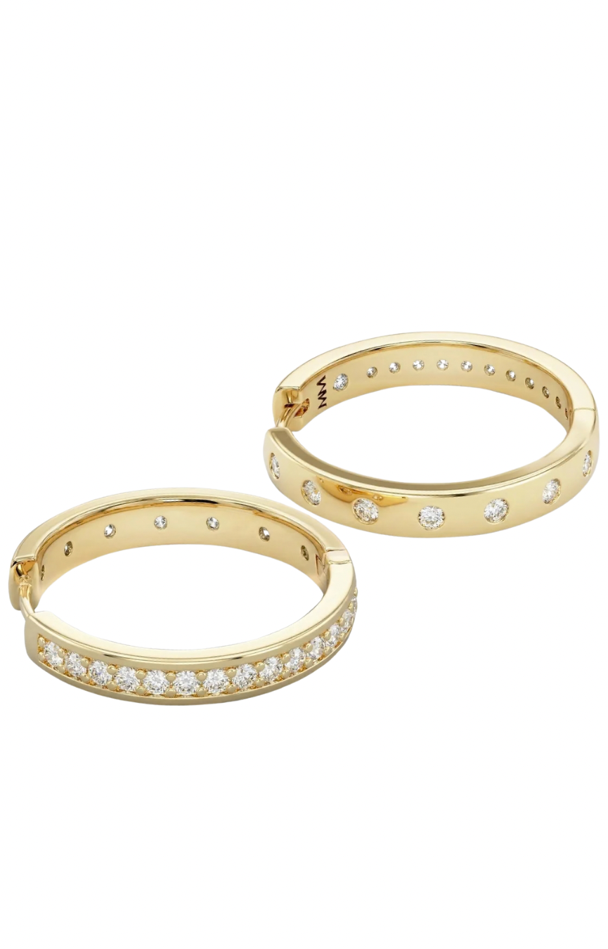 Ashley Infinity Reversible 1” Hoops