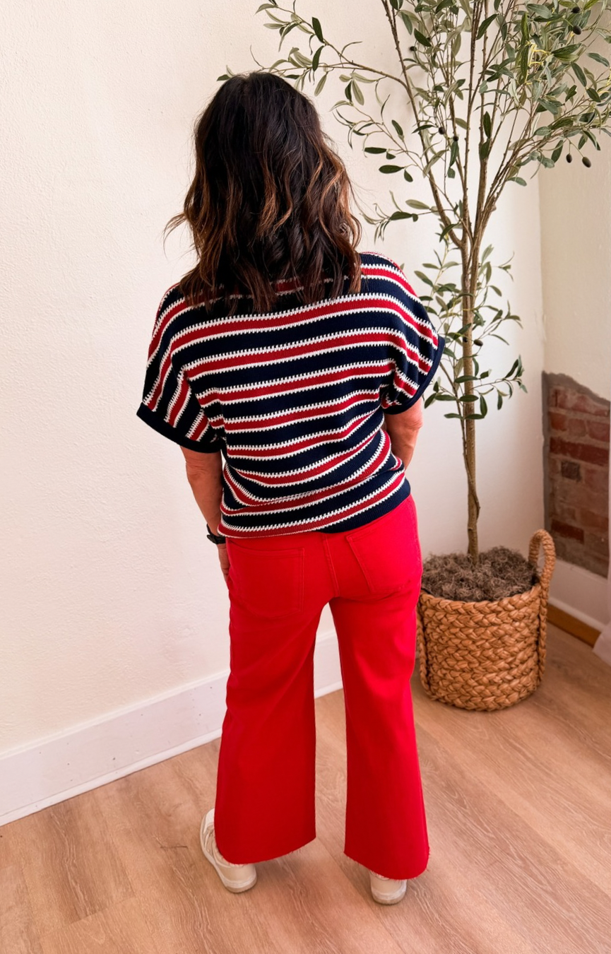 Yelena Striped Top