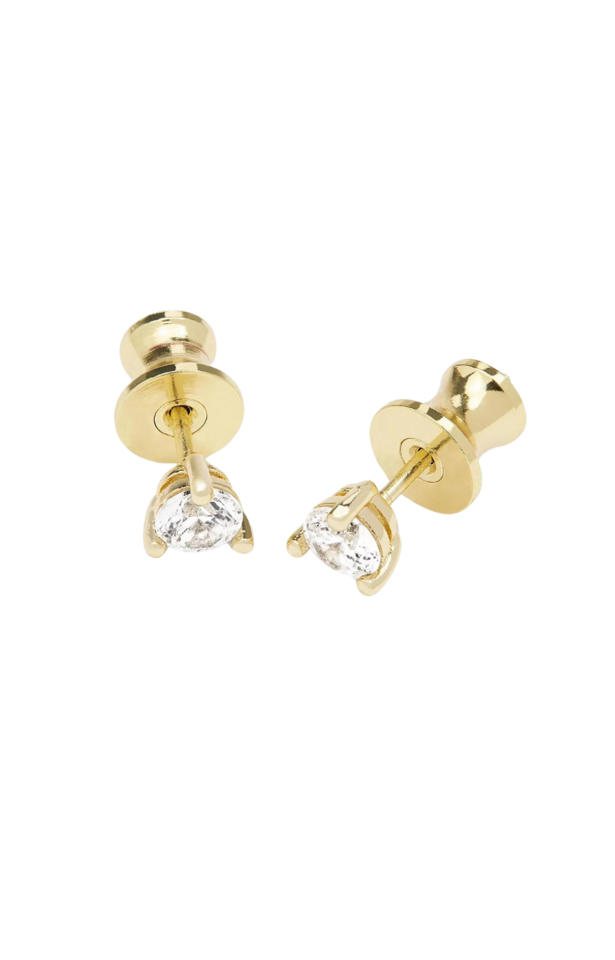 Not Your Basic 4mm Gold Studs