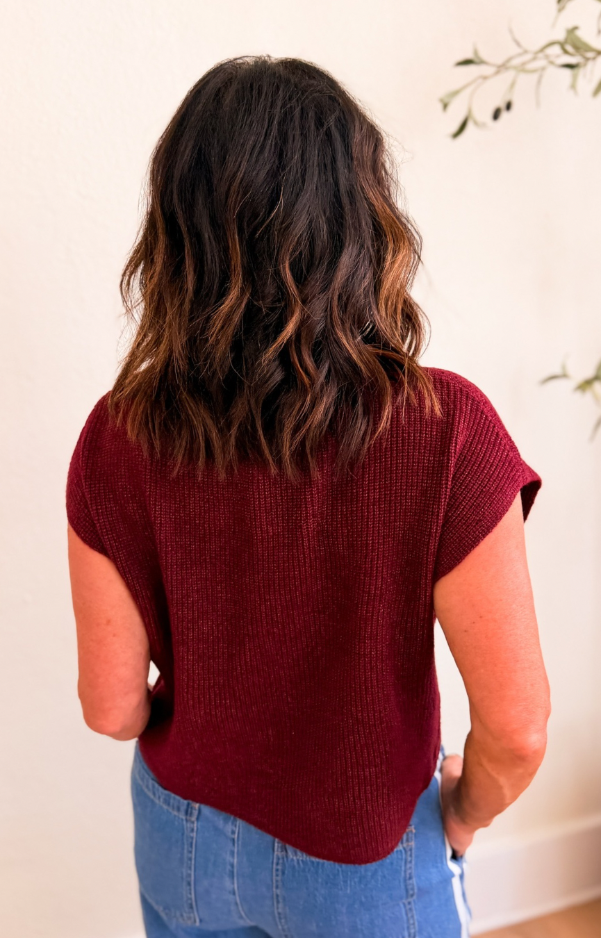 Berry Cozy Sweater