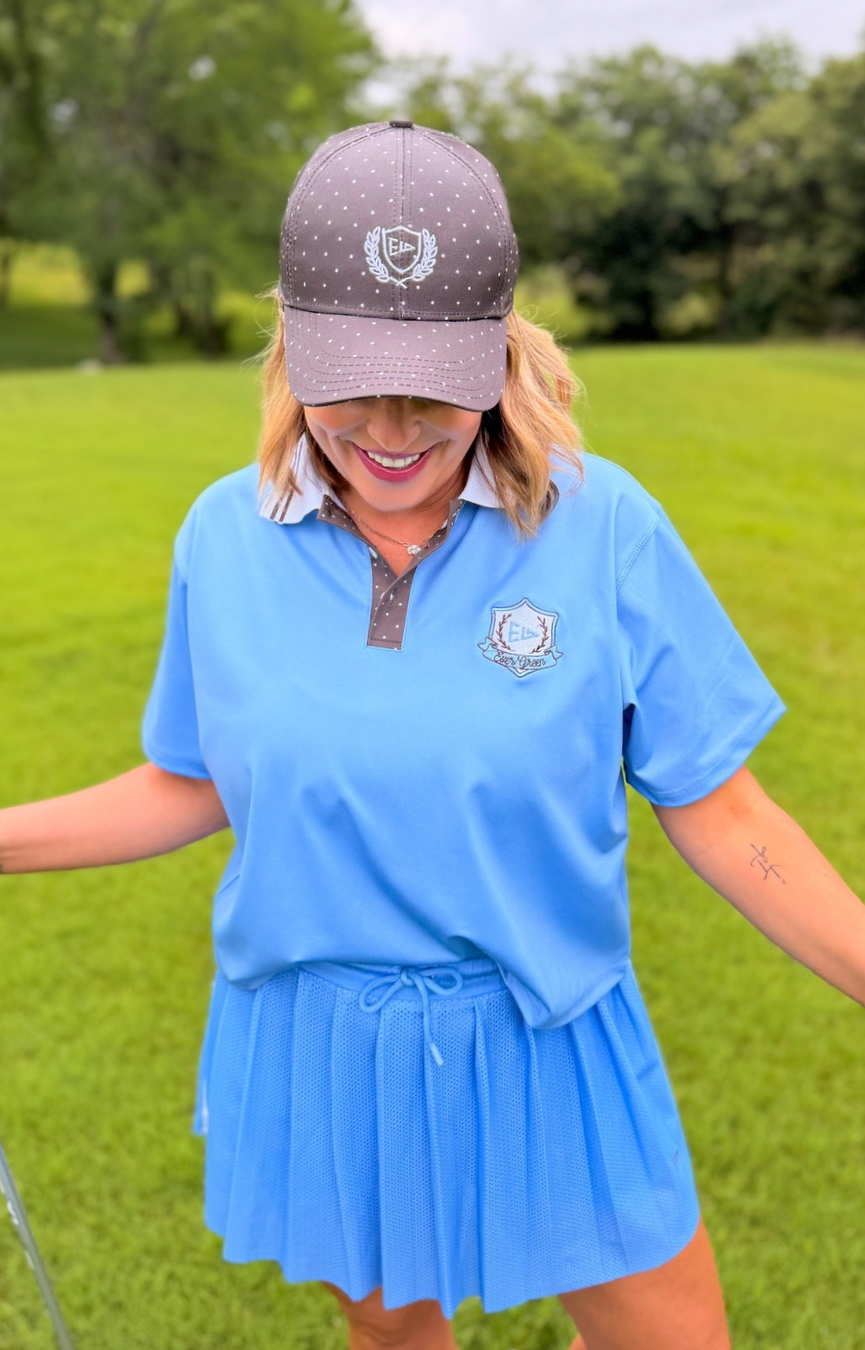 Polka Dot Crest Hat