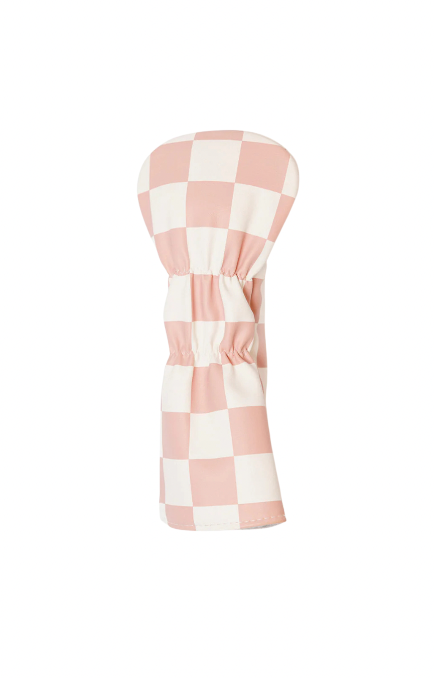 Fairway Headcover- Pink Checkered