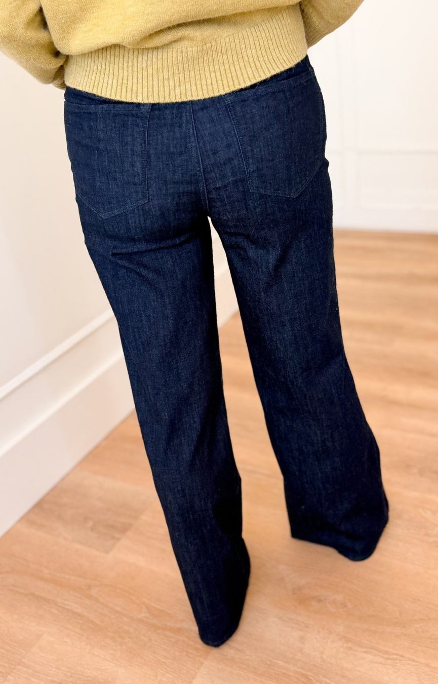 Fiona Wide Leg Jeans- Zodiac
