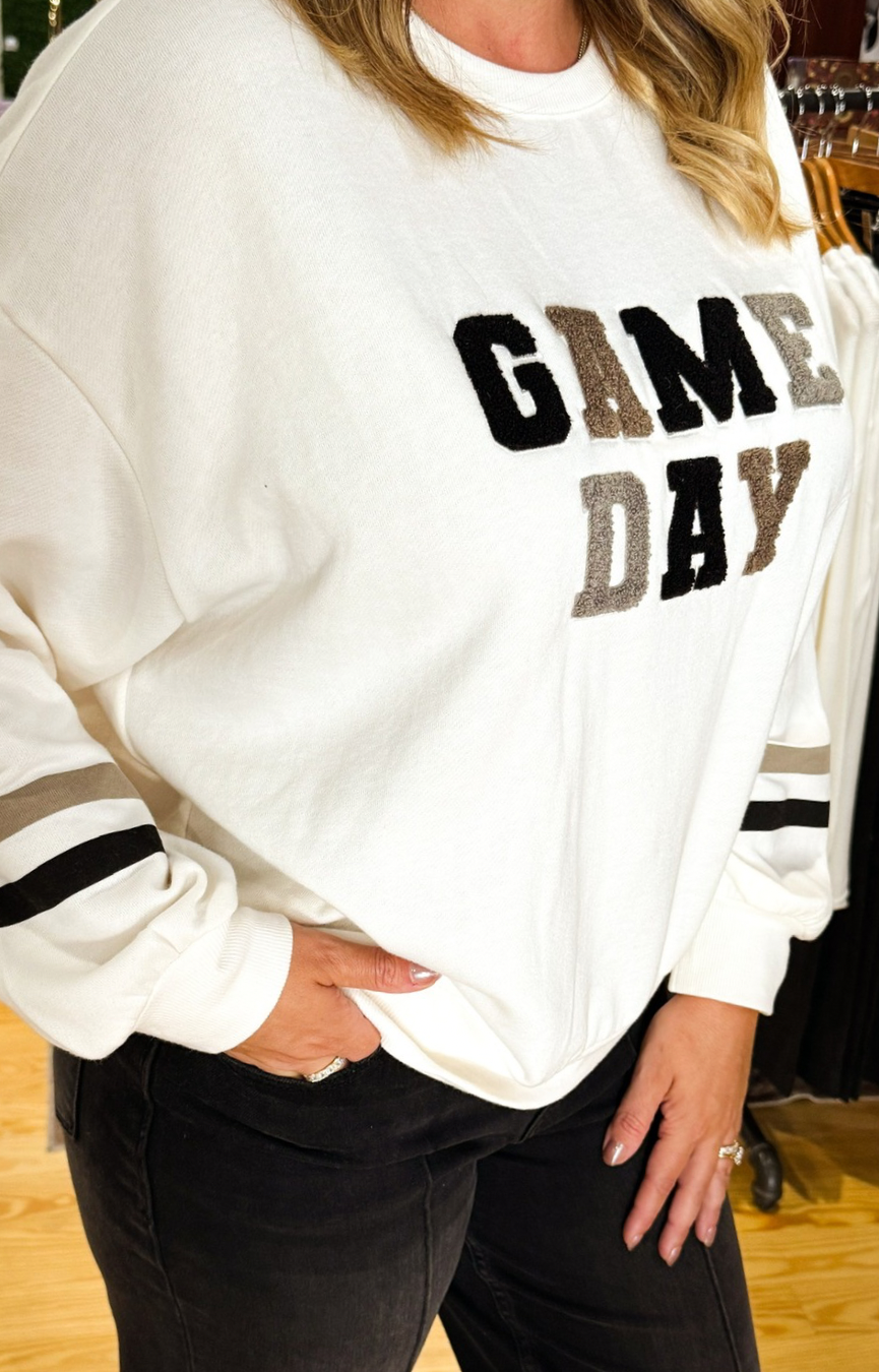 Oversized Game Day Sweatshirt