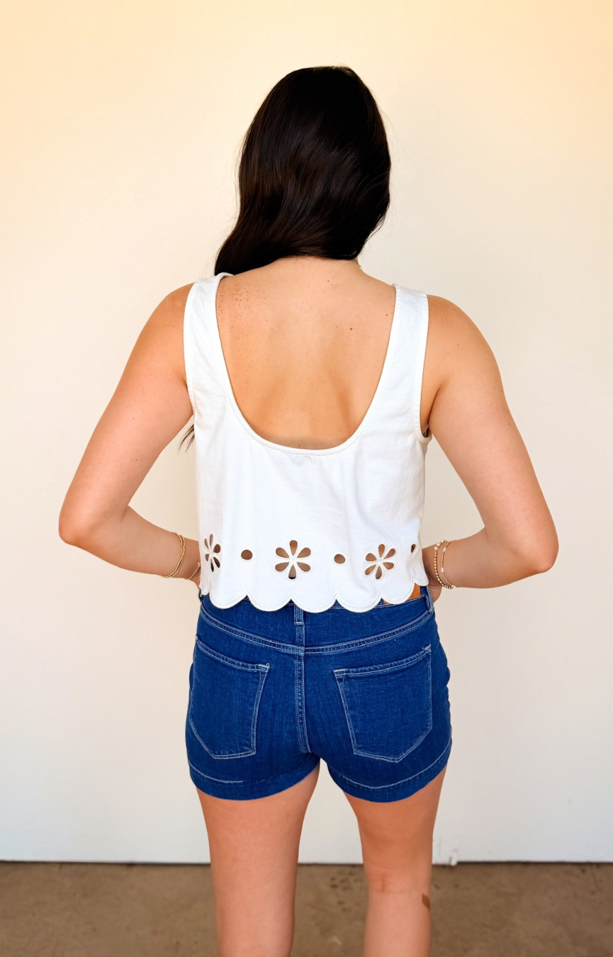 Palomino Scallop Top