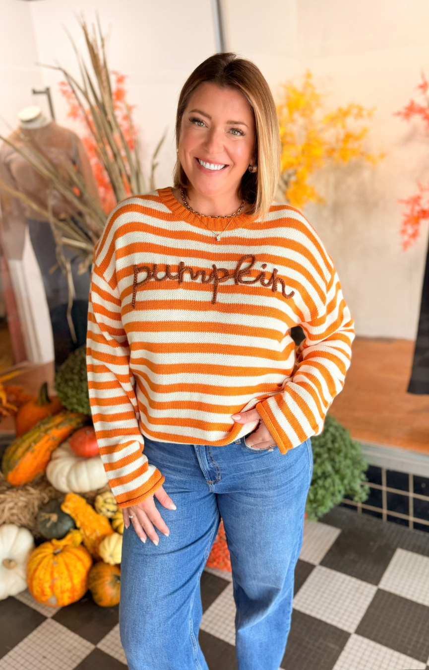 Pumpkin Script Sweater