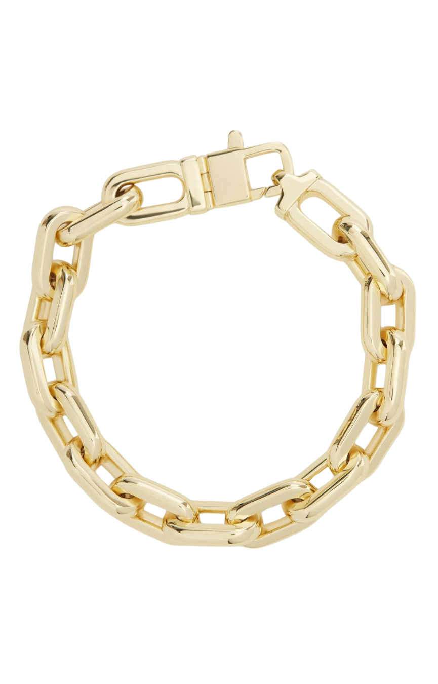 Frankie Gold Chain Bracelet