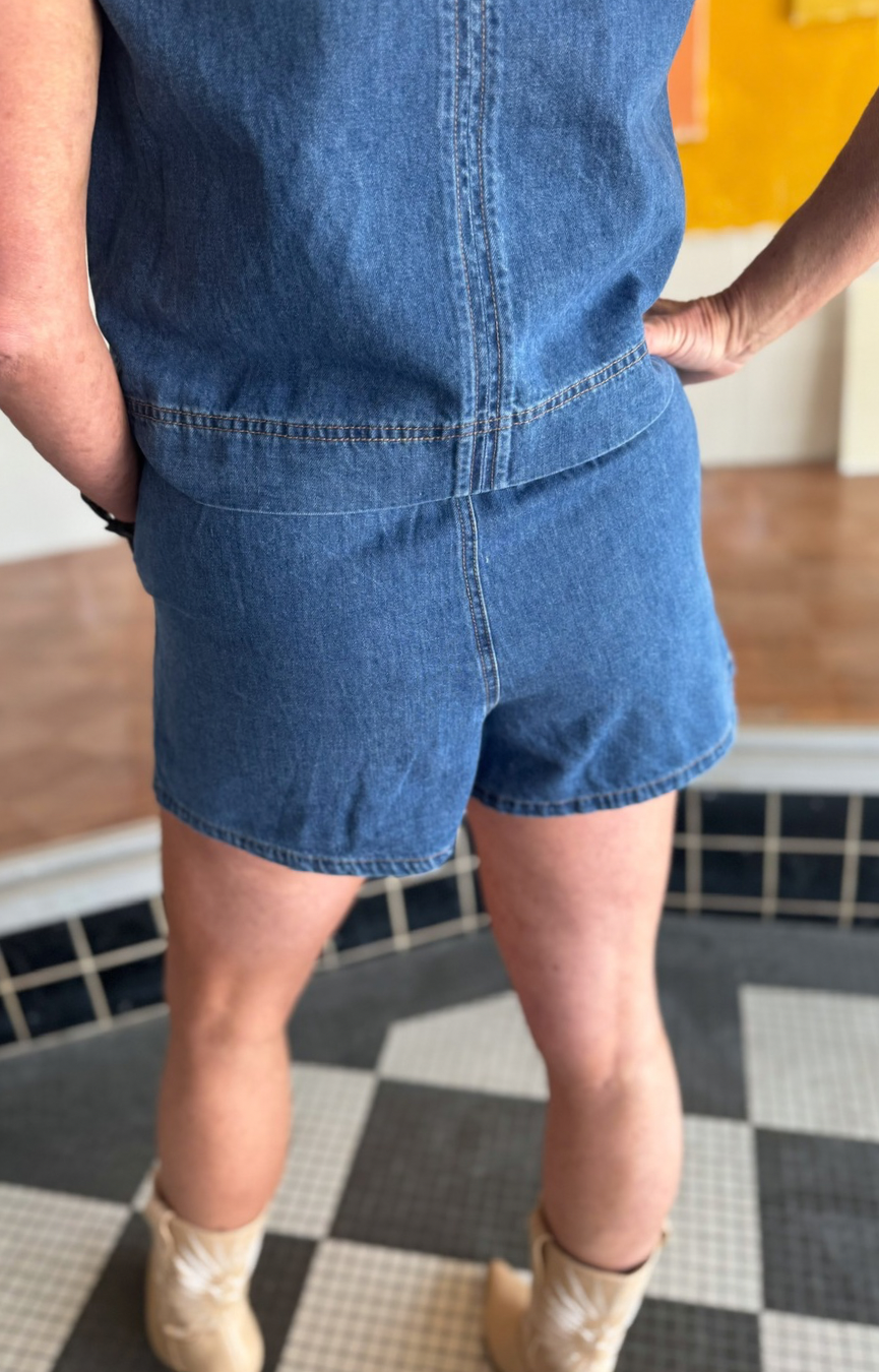 Daycation Denim Utility Short