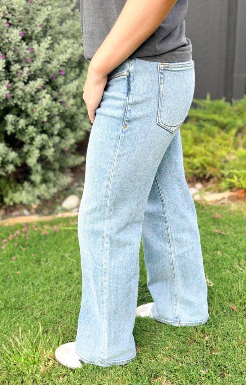 Vintage Low Loose Jeans- Mesa Wash