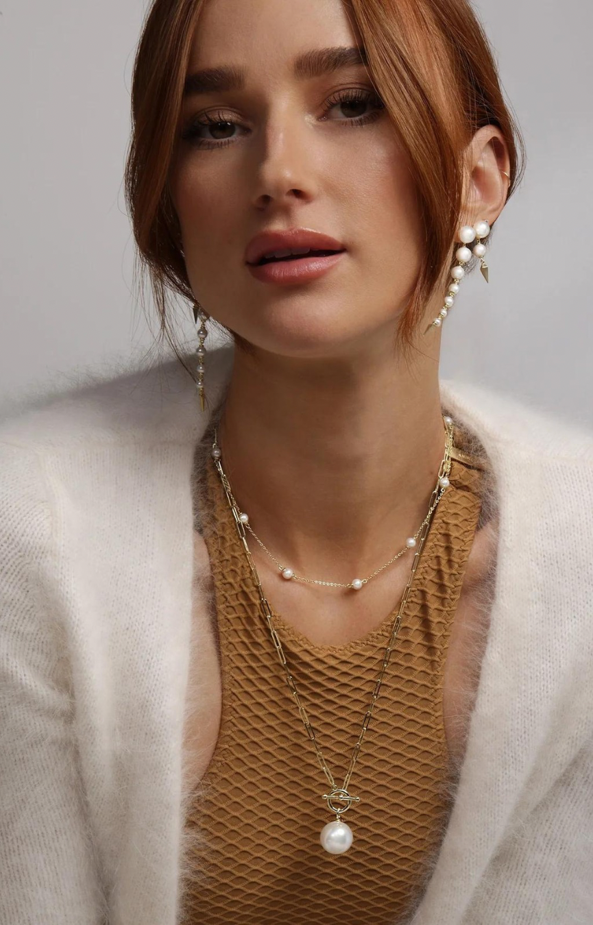 Perfect Pearl Infinity Necklace