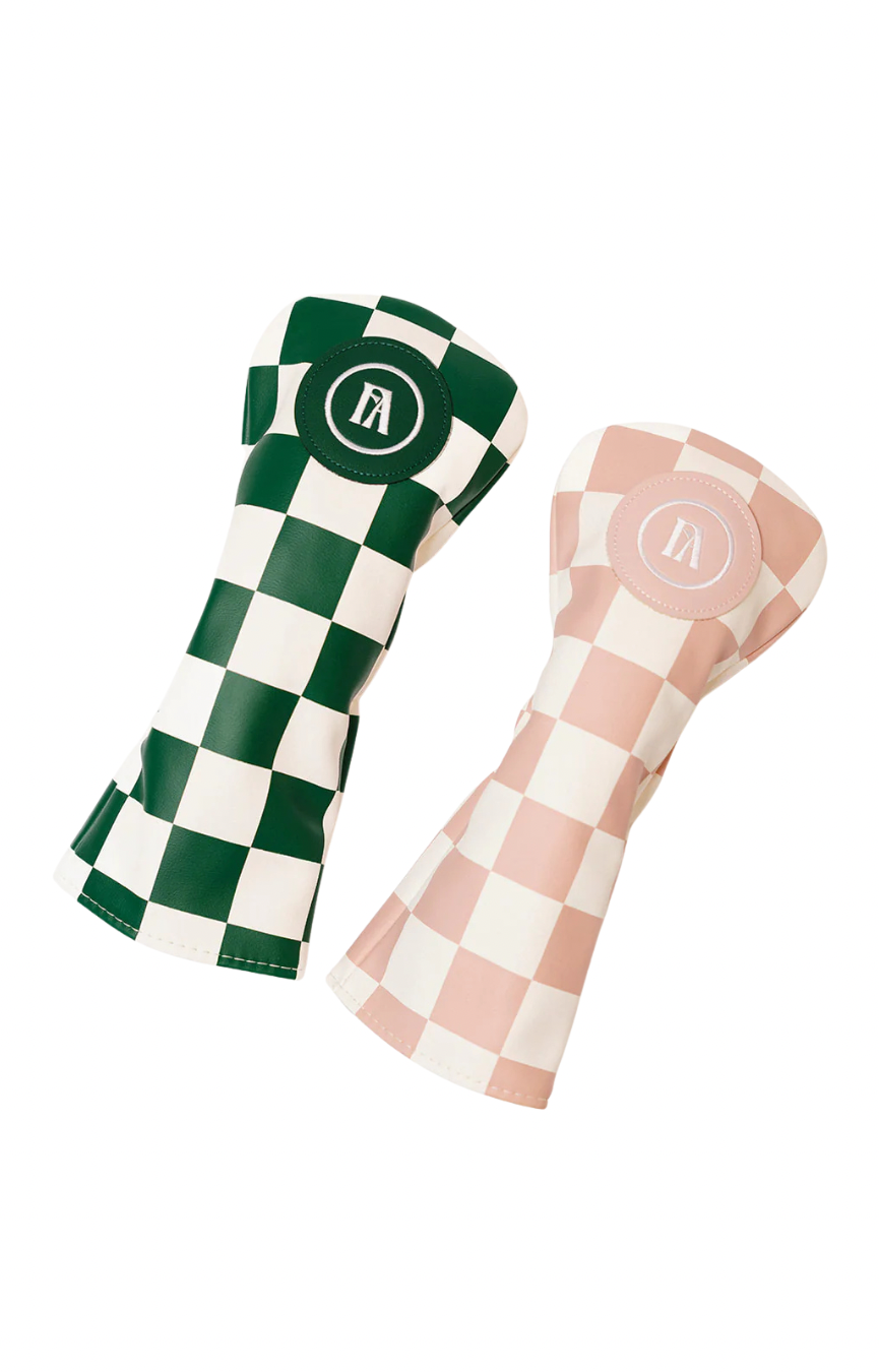 Fairway Headcover- Pink Checkered
