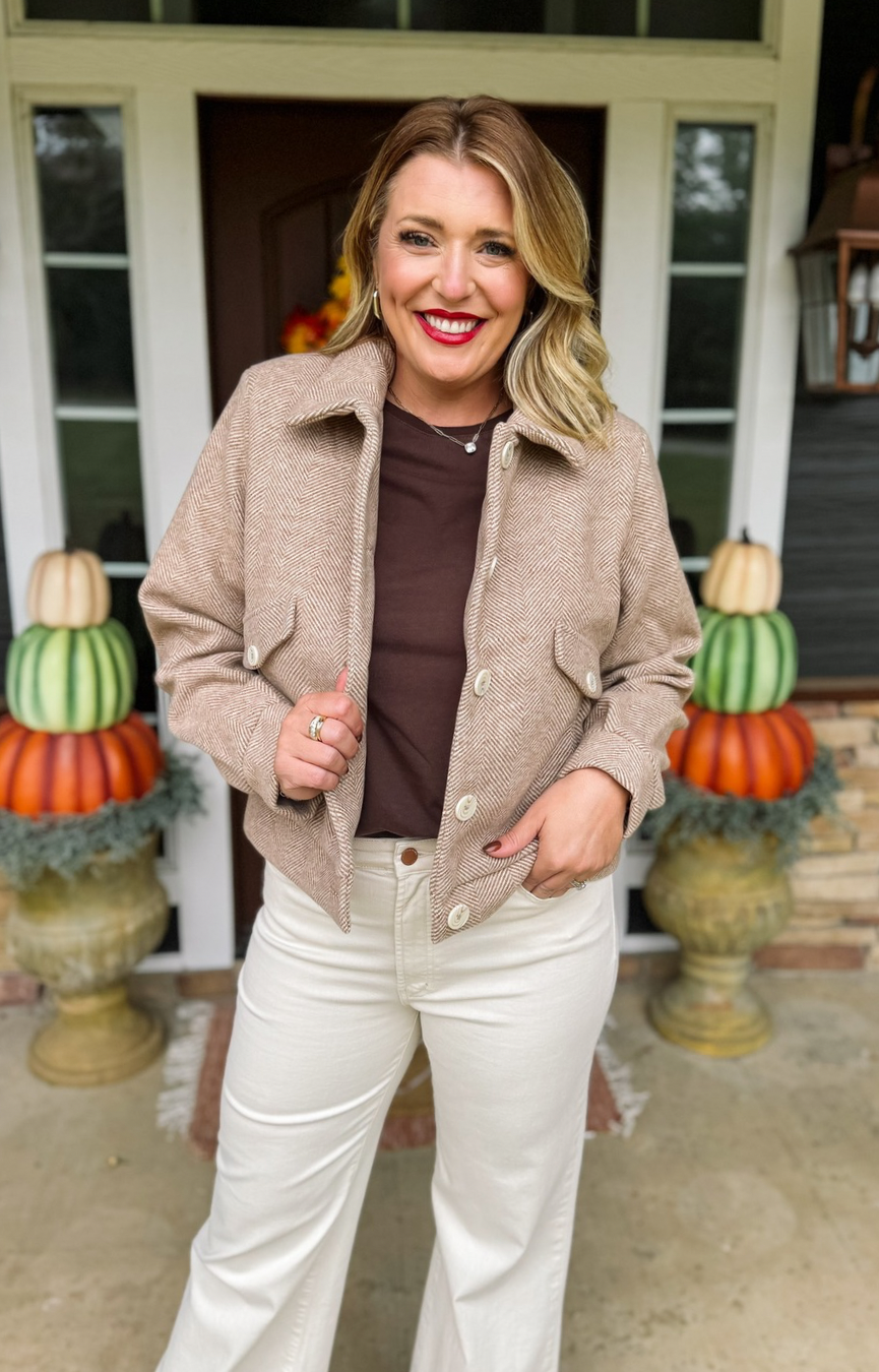 Katrina Herringbone Jacket