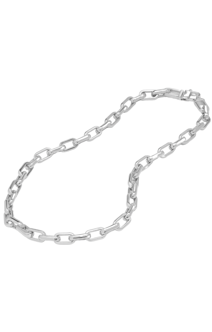 Lil Frankie 18” Silver Chain Necklace