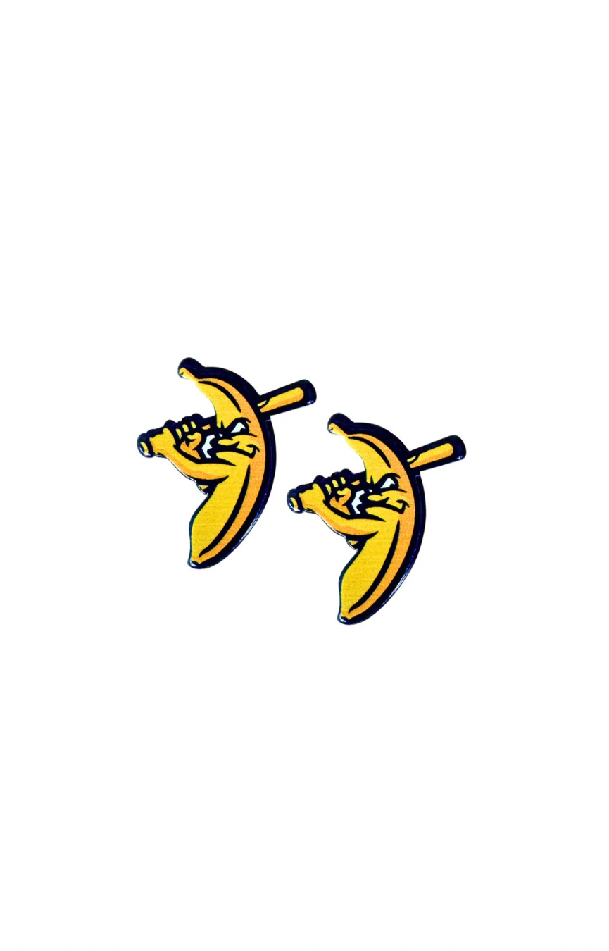 Savannah Bananas Logo Stud Earrings