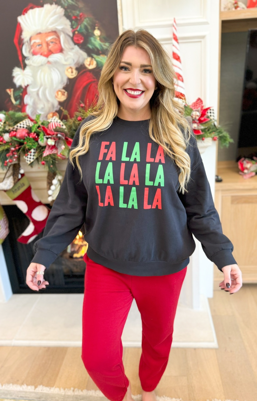 Fa La La Sunday Sweatshirt