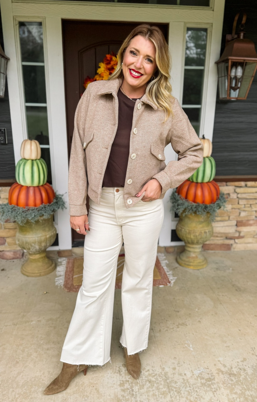 Katrina Herringbone Jacket