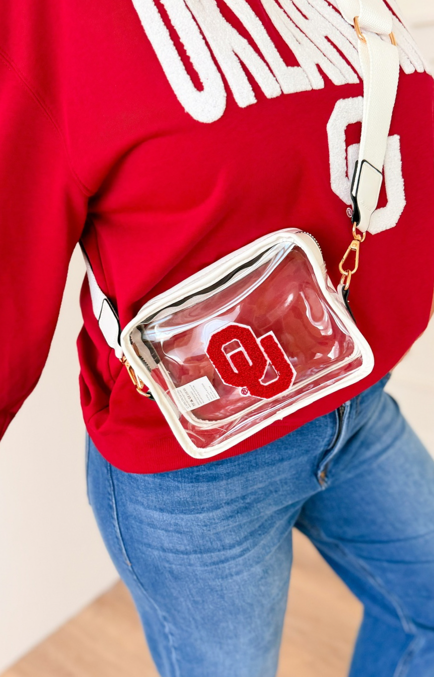 Oklahoma Varsity Patch Crossbody