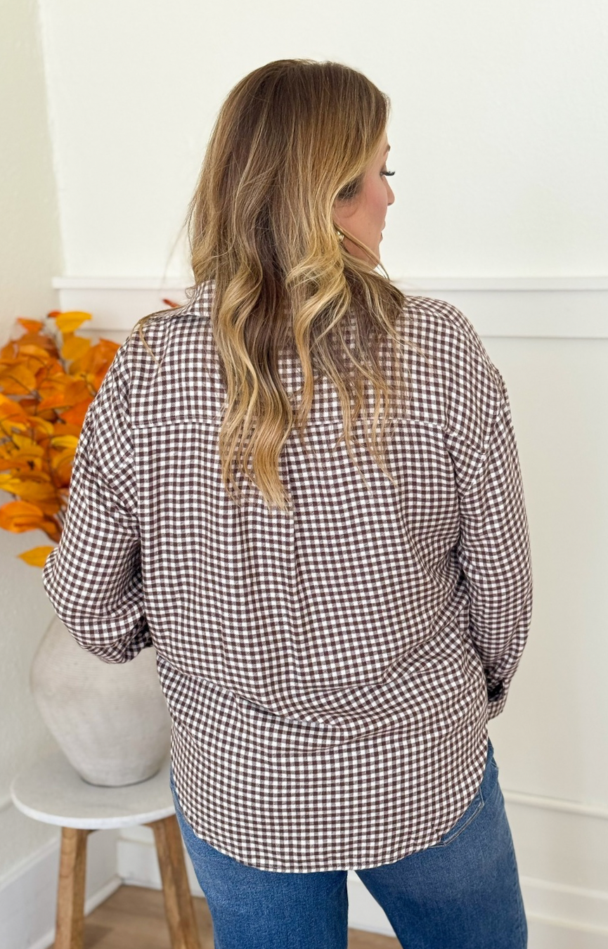 River Plaid Button Up