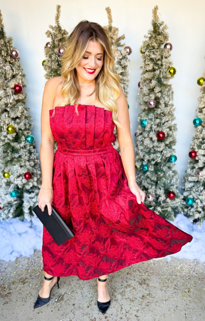 Poinsettia Dress