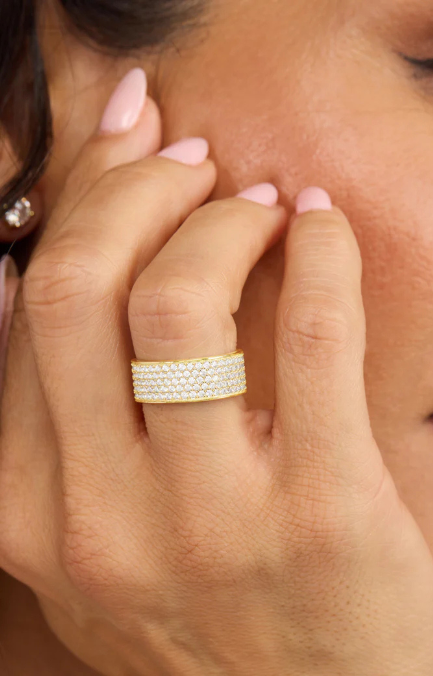 Slick Pave Ring