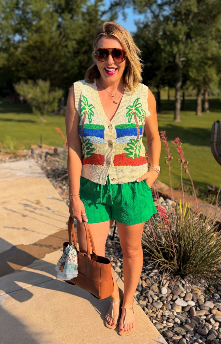 Palms Sweater Vest