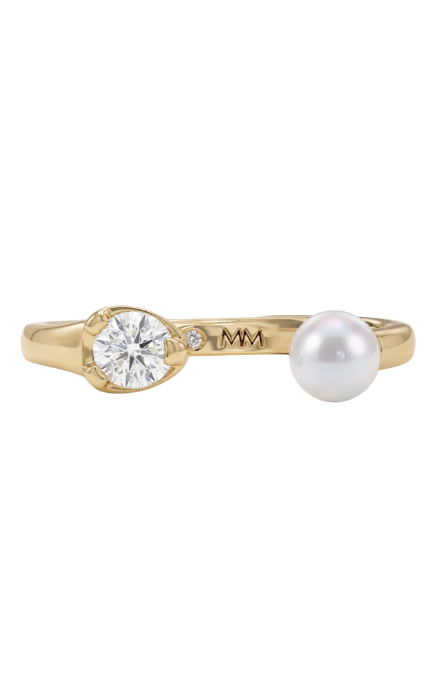 Perfect Pearl Open Ring