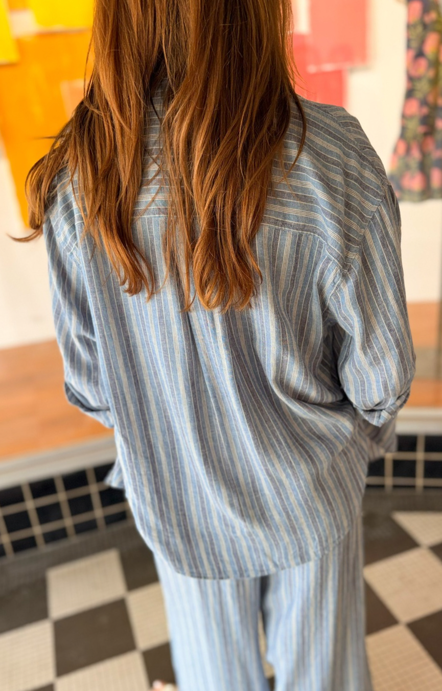 The Perfect Striped Button Up