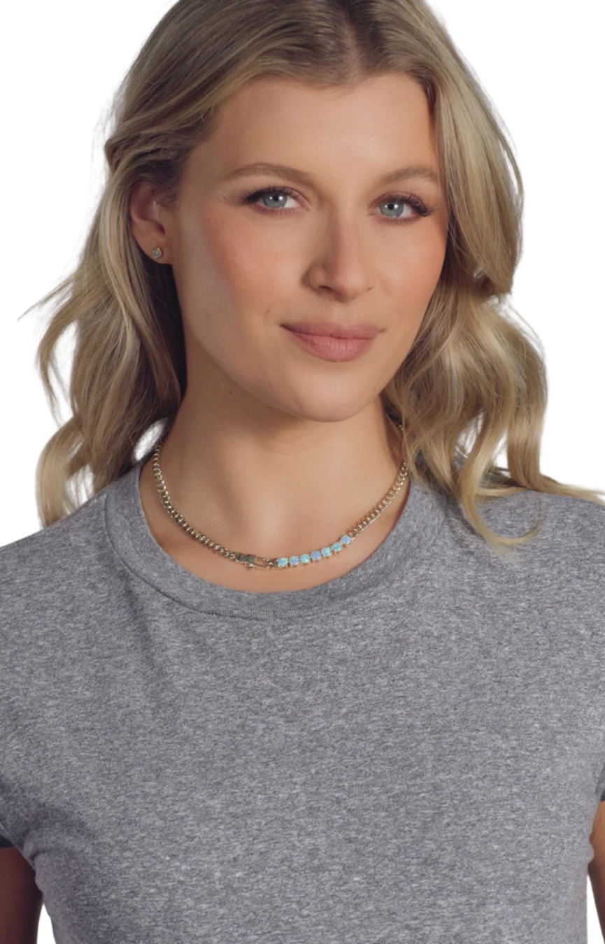 Julian Loves Blue Opals Necklace