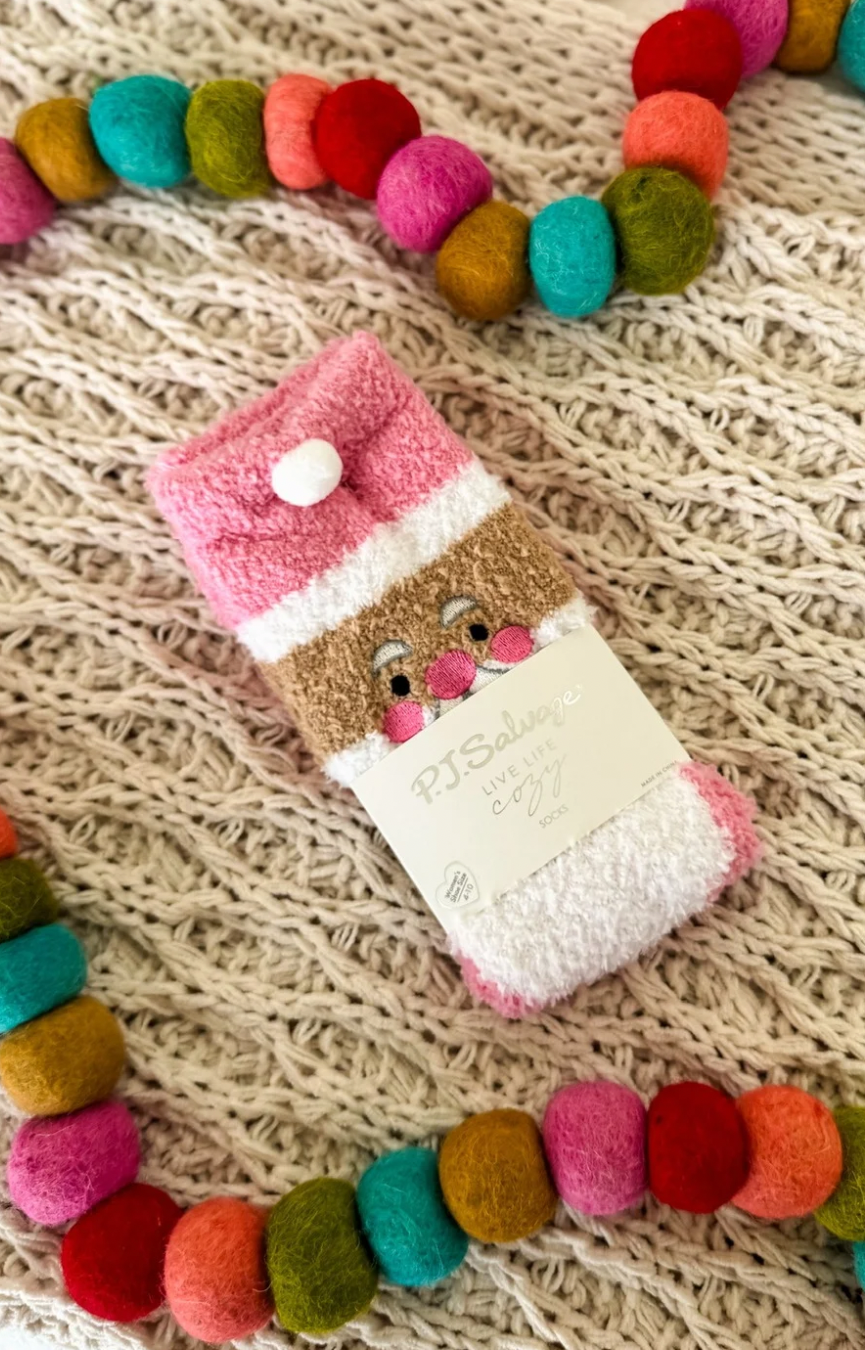 Cozy Crew Santa Socks