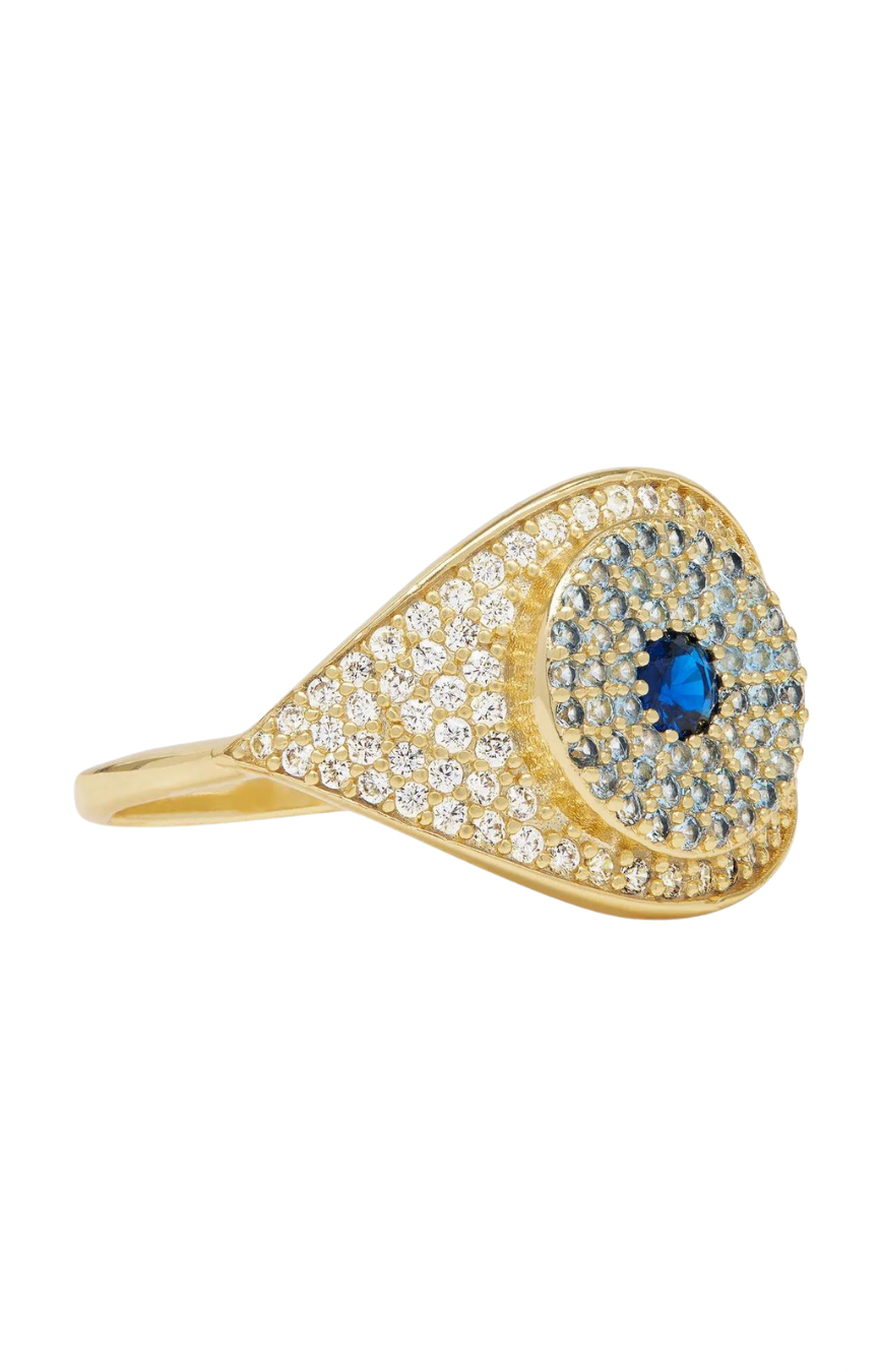 Blue Evil Eye Ring