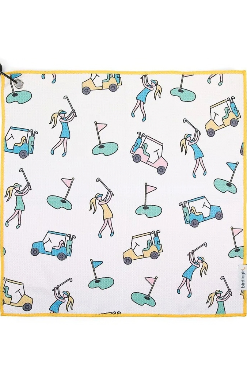 Golf Girl Magnetic Golf Towel