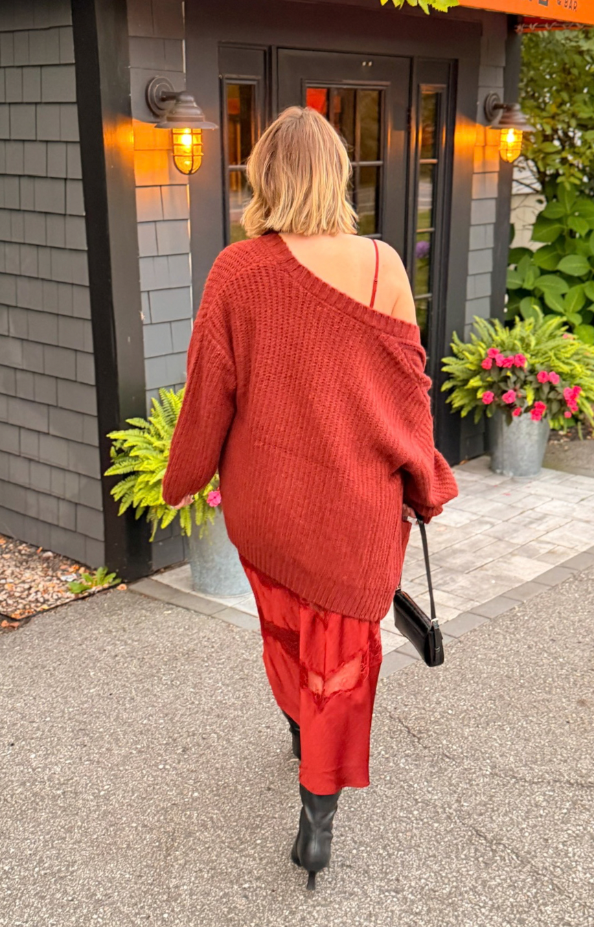 Whitmore Cardigan- Velvet Rouge