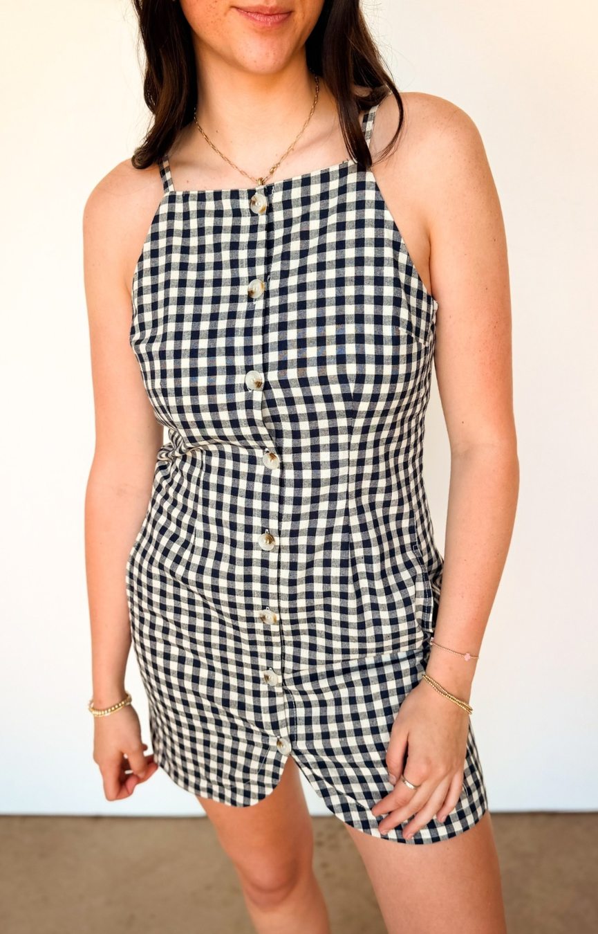 Mustang Gingham Dress