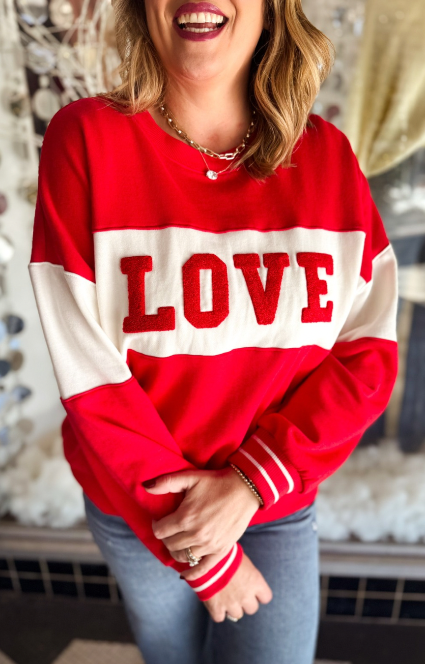 Oversized Love Sweatshirt